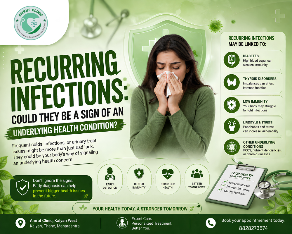 Recurring Infections: Could They Be a Sign of an Underlying Health Condition?